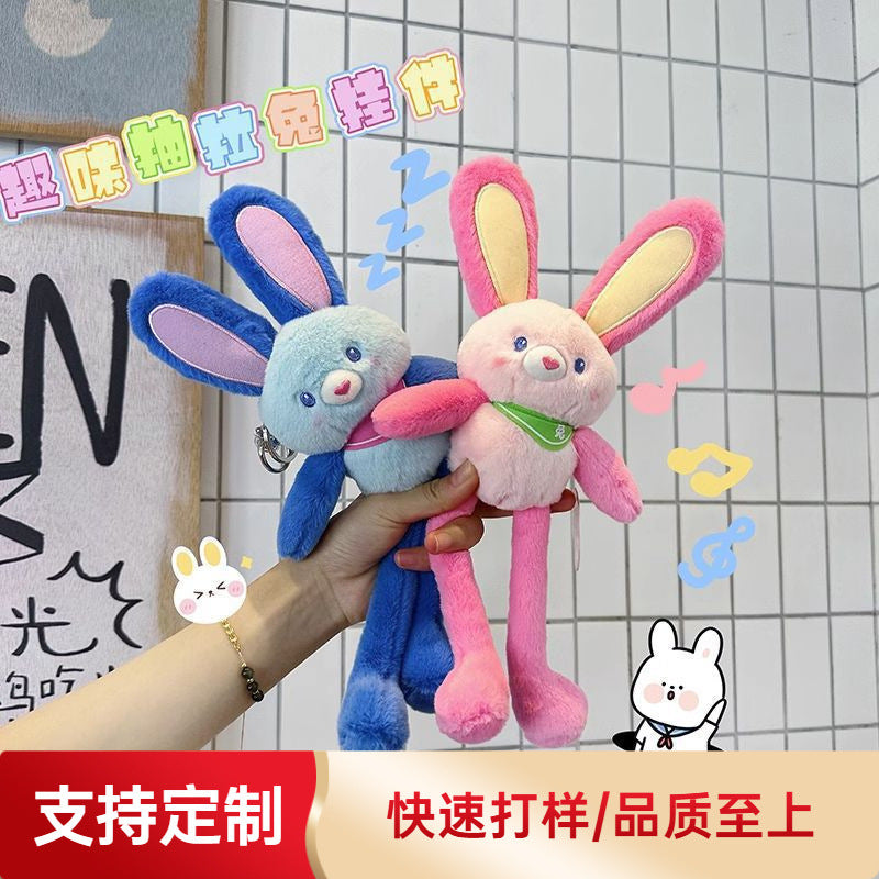 Ear-Pulling Bunny Plushie