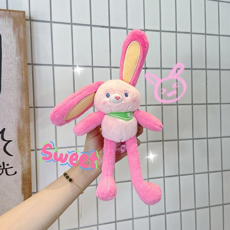 Ear-Pulling Bunny Plushie
