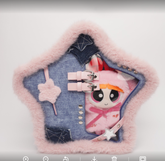 Starry Bag with Powerpuff Girl Plush – Set
