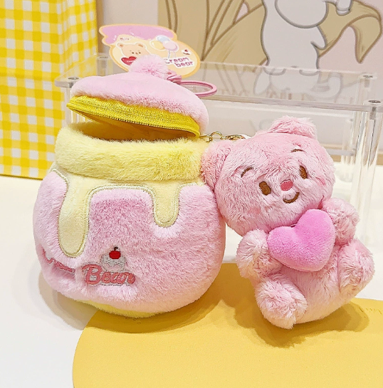 Peek-a-Boo Bear Jar Plushie